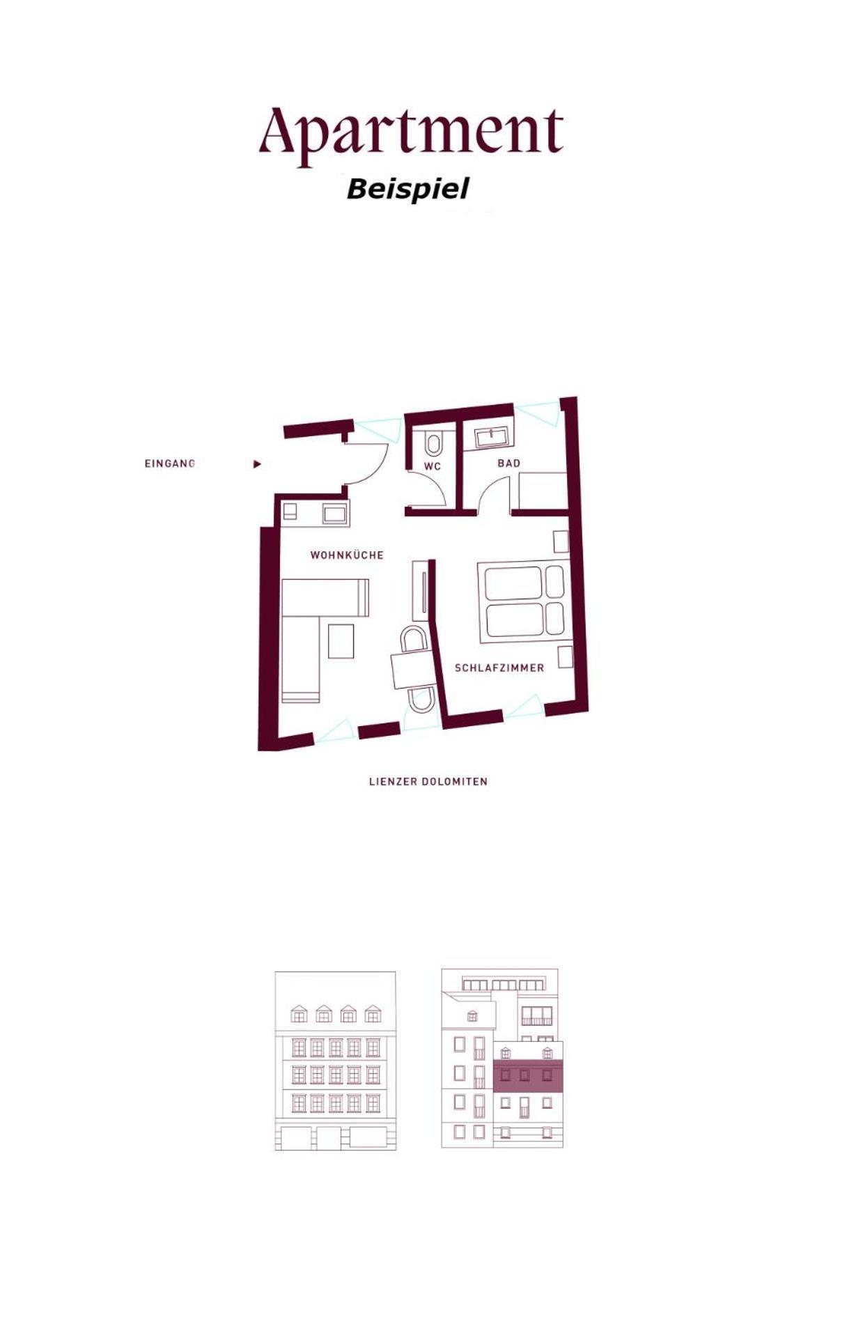 Apartmenthaus Nr 1 Lienz Ngoại thất bức ảnh